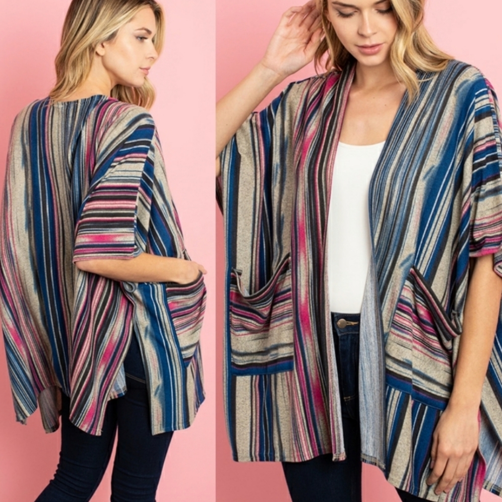 Striped Cardigan - Picture 2 of 3